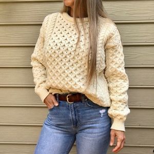 SOLD……Vintage Blarney 100% Wool Sweater Unisex